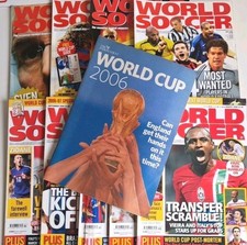 Soccer magazines 2006 for sale  MARKET HARBOROUGH
