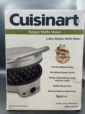 Assadeira redonda antiaderente Cuisinart WAF 200 4 fatias belga waffle maker  comprar usado  Enviando para Brazil