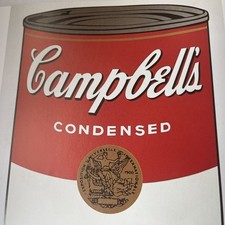 ANDY WARHOL Famosa Icônica “POP ART” Clássica “CAMPBELL’S TOMATO SOUP CAN” WARHOL comprar usado  Enviando para Brazil