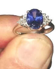 1.55ct saphire diamonds for sale  Amarillo