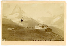 Suisse, Hôtel du Riffel, Mont Cervin Vintage albumen print	 , usado comprar usado  Enviando para Brazil