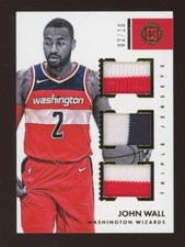 2017-18 Panini Encased JOHN WALL Triple Jersey Patch Prime /10 Wizards SSP WB2, usado comprar usado  Enviando para Brazil