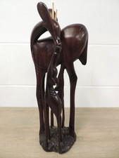 Wooden carved gazelle for sale  COLCHESTER