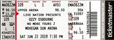 Ozzy osbourne tours for sale  Minneapolis