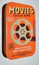 Jogo de cartas KIKKERLAND filmes curiosidades diversão familiar em lata, usado comprar usado  Enviando para Brazil