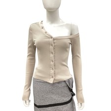 Novo com etiquetas The Range Top Feminino Tamanho XS Malha Leve com nervuras Ombro Assimétrico Bege, usado comprar usado  Enviando para Brazil