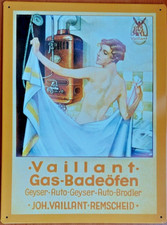 Nostalgie blechschild vaillant gebraucht kaufen  Schwerin-Umland VIII
