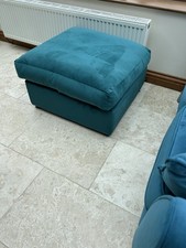 Velour small sofa for sale  STOCKPORT