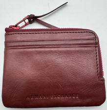Carteira Armani Exchange cartão couro vermelho com zíper comprar usado Carteira Armani Exchange cartão couro vermelho com zíper comprar usado  Enviando para Brazil