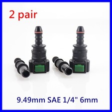 Linha de combustível de náilon conexão rápida mangueira desconexão mangueira 9,49mm SAE 1/4" 6mm comprar usado  Enviando para Brazil