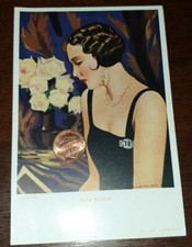 Cartolina epoca illustratore usato  Fagnano Olona