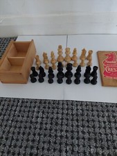 Wooden staunton chess for sale  PRESTON