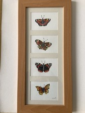 Waterclour painting butterflie for sale  GLASGOW