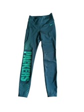 Leggings Nike feminina preta verde Bay Packers linha de quintal estampa gráfica pequena comprar usado  Enviando para Brazil