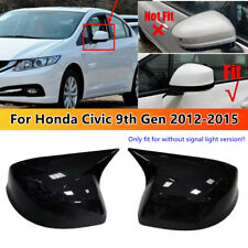 Tampa de espelho retrovisor lateral buzina preta brilhante OX para Honda Civic 2012-2015, usado comprar usado  Enviando para Brazil