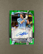 Usado, 2025 Bowman Jack Lines /99 refrator de lava verde 1ST automático #CPA-JLI comprar usado  Enviando para Brazil