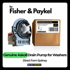 Bomba de drenagem Askoll genuína para Fisher Paykel 8,5 kg WA8560G1 WashSmart TopLoader comprar usado  Enviando para Brazil