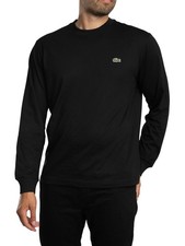 Lacoste Uomo T-shirt a manica lunga, Nero na sprzedaż Lacoste Uomo T-shirt a manica lunga, Nero na sprzedaż  Wysyłka do Poland