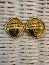 Vintage chanel clip for sale  LONDON