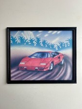 Lamborghini countach framed for sale  COTTINGHAM