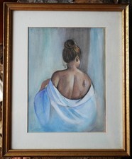 Tableau pastel signé d'occasion  Toulon-
