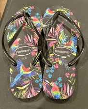 NOVO Chinelo Feminino Havaianas Slim Tropical Floral 11/12 EUR: 43/44, usado comprar usado NOVO Chinelo Feminino Havaianas Slim Tropical Floral 11/12 EUR: 43/44, usado comprar usado  Enviando para Brazil