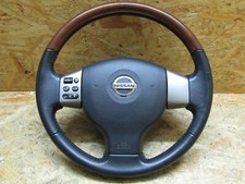 2008 2012 JDN NISSAN TIDA MADEIRA TIPO COURO PRETO RHD CONJUNTO DE VOLANTE FABRICANTE DE EQUIPAMENTO ORIGINAL comprar usado  Enviando para Brazil