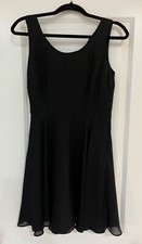 Vestido Vintage de Alta Costura Vivienne Tam Preto Fit and Flare, Tamanho 2. Excelente estado usado comprar usado  Enviando para Brazil