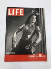 Usado, Life Magazine September 22, 1941 Brazil's Top Dancer WWII Great Ads & Graphics comprar usado  Enviando para Brazil