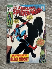 The Amazing Spider-Man #86 Beware The Black Widow 1970 muito bom estado livro de aparência afiada comprar usado  Enviando para Brazil