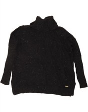 Suéter feminino Michael Kors gola redonda Reino Unido 14 médio preto manchado DB55 comprar usado  Enviando para Brazil