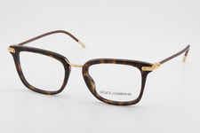Armações de óculos quadradas masculinas Dolce & Gabbana DG3319 502 Havana 50mm, usado comprar usado  Enviando para Brazil