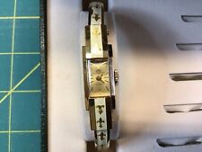 Pulseira Swiss Bucherer banhada a ouro 10 mícrons corda manual 17 joias funciona! comprar usado  Enviando para Brazil