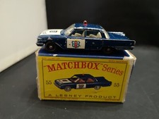 Usado, P900-MATCHBOX LESNEY No55B FORD FAIRLANE CARRO DE POLÍCIA COM CAIXA comprar usado  Enviando para Brazil