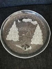 Weihnachtsteller glas gebäckt gebraucht kaufen  Deutschland