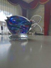 Blauer glasfisch murano gebraucht kaufen  Großostheim
