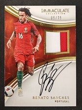 2016-17 Imaculada RENATO SANCHES 2 Cores Patch Jersey AUTO Autógrafo 05/75 RARO comprar usado  Enviando para Brazil