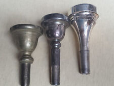 3 bocais de tuba grandes e antigos "AD Egger Basel", "Dennis Wick 3SL" comprar usado  Enviando para Brazil