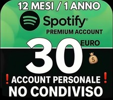 Abbonamento spotify premium usato  Milano
