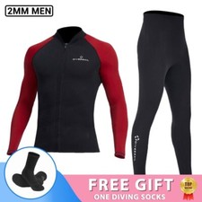 Jaqueta de mergulho masculina feminina neoprene 2MM 3MM roupa de mergulho surf snorkeling comprar usado  Enviando para Brazil
