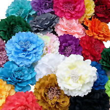 Usado, Prendedores de cabelo de peônia flor grandes. Festa de formatura de dama de honra casamento comprar usado  Enviando para Brazil