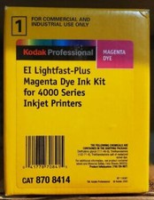Kit de tinta corante genuíno selado Kodak Encad magenta EI Lightfast 4000 8708414 500 ml comprar usado  Enviando para Brazil