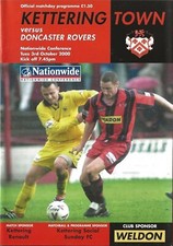 Football programme kettering for sale  FARINGDON