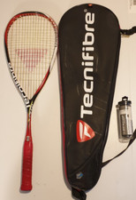 Usado, Raquete de abóbora TECNIFIBRE Carboflex Speed com bolsa de transporte original e 3 bolas. comprar usado  Enviando para Brazil