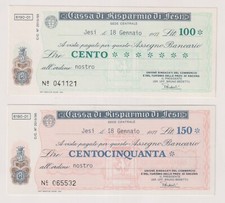 Miniassegni cassa risparmio usato  Milano