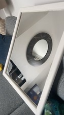 Wall mirror white for sale  NANTWICH