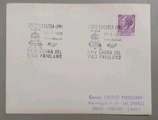Cartoncino con annullo usato  Cortona