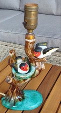 Usado, Abajur de mesa vintage de cerâmica para pássaros 12" comprar usado  Enviando para Brazil