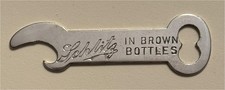 Usado, 1910s Schlitz The Beer That Made Milwaukee abridor de garrafa chave ciumenta B-18-69 comprar usado  Enviando para Brazil