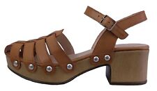 Wonders: Zapatos Plataforma Mujer Marrón Piel D-9501 - Elegancia y Confort comprar usado  Enviando para Brazil